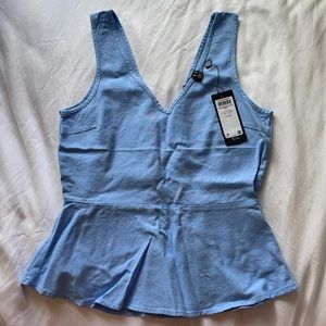 Vero Moda Blue Sleeveless Top Size: XS